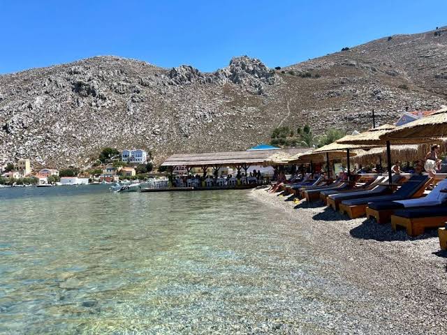 Pedi Beach in Symi Greece
